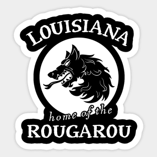 Louisiana Rougarou Sticker